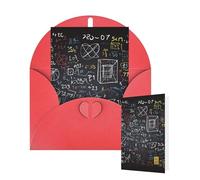 Blank Card 10x15 CM Happy Birthday Card with Envelopes mathematics and physics Greeting Cards for All Occasions Thinking of You Cards for Wedding Business Invitation