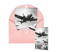 Blank Card 10x15 CM Happy Birthday Card with Envelopes World War Greeting Cards for All Occasions Thinking of You Cards for Wedding Business Invitation