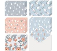 Blank Cards with Envelopes All Occasion 30-Blank Note Cards with Envelopes & Stickers | 4” x 6” Blank Greeting Cards Stationary Cards set | Assortment of Colored Stationary Plain Greeting Cards