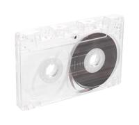 Blank Cassette Tape Core for Voice Recording with Plastic 10x6.5x1.2cm Size | Optimal Recording Quality, Reusable Design with Universal Compatibility, User-friendly Installation, Black Colour
