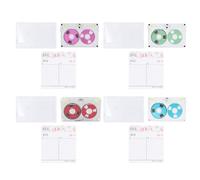 Blank Cassette Tapes, Audio Cassette Tapes for Recording, 46 - Minute Type I Ferric Tape with PC Casing and Metal Electroplated Wheels, for Music Recording, Punk Indie Hip Hop, (Red)