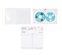 Blank Cassette Tapes, Type I Ferric Audio Cassettes with 46 - Minute Recording Time, Low Noise High Output Recordable Tapes for Music Recording, Punk Rock Indie Hip Hop, with (Blue)