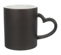 Blank Ceramic Sublimation Mug Black Heat Changing Coffee Cup for DIY Gifts | Smooth Surface, Heat Insulating Handle, Suitable for Sublimation Paper, Craft Workshops, Retirement Presents and School
