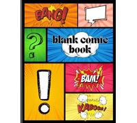 Blank comic book: create your own comic book