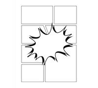 Blank Comic Book: Create Your Own Comic Book with 120 Different Templates; Blank Comic Strip for Kids, Teens, and Adults