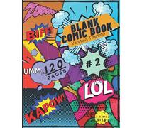 blank comic book: Variety of Templates , draw your own Comics 120 Page - 8.5 x 11