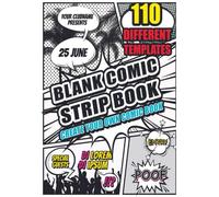 Blank Comic Strip Book 110 Pages - Unleash Your Creativity with 110 A4 White Pages