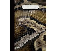 Blank Composition Notebook, Unlined Journal with 120 Pages (60 Sheets), 8.27 x 11.69 inches (A4) - Exotic Python Snake Pattern: Aesthetic Plain Paper ... Writing | Premium Softcover Unruled Notebook