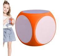 Blank Cube - Activity for Labelling, DIY Cube Set | Teaching Aid in the Classroom for Playful Teamwork Exercises for Children, Indoor Outdoor Activities with Educational Game and Learning Fun