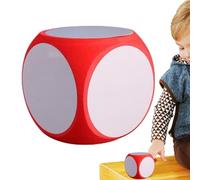 Blank Dice - PE 10x10x10cm | Dry Erase Foam Blank Dice Write On Cubes | Activity Di-ce For Children Play Classroom Teaching Aids DIY Games Teamwork Classroom Outdoor And Indoor Use