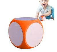 Blank Dice Write On | 10CM Erasable Foam Dice | Large DIY Classroom Teaching Aid | Children's Educational Toy for Learning Games Quizzes Relay Races Word Games for Kids School Play Fun