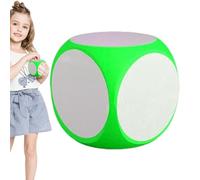Blank Dice Write On | 10CM Erasable Foam Dice | Large DIY Classroom Teaching Aid | Children's Educational Toy for Learning Games Quizzes Relay Races Word Games for Kids School Play Fun