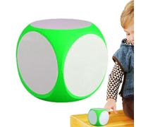 Blank Dice Write On - 10CM Erasable Foam Dice | Story for Kids | Activity Cubes, Children's Play Toys, Classroom Learning Tools, DIY Craft, Teamwork Props for Indoor and Outdoor Play