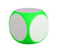 Blank Dice - Write On Reusable White Cube Set, Creative Activity Learning Props, Interactive Team Building Game Tools, Smooth Easy Mark Design | Educational Play Resource For Kids Classroom T