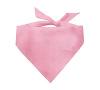Blank Dog Bandana | 100% Cotton Adjustable Triangle | Made in USA | DIY | Customizable | Plain |Baby Pink, One Size (Blank)