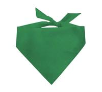 Blank Dog Bandana | 100% Cotton Adjustable Triangle | Made in USA | DIY | Customizable | Plain |Green, One Size (Blank)