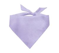 Blank Dog Bandana | 100% Cotton Adjustable Triangle | Made in USA | DIY | Customizable | Plain |Lavender, One Size (Blank)