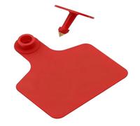 Blank Ear Tags 100 Pieces for Livestock Identification Animal Ear Tags Suitable for Animals Cattle, Goats, Sheep, Cows and Pigs red small200pcs