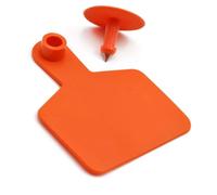 Blank Ear Tags 100 Pieces for Livestock Identification Animal Ear Tags Suitable for Animals Cattle, Goats, Sheep, Cows and Pigs Orange small200pcs