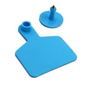 Blank Ear Tags 100 Pieces for Livestock Identification Animal Ear Tags Suitable for Animals Cattle, Goats, Sheep, Cows and Pigs Blue large200pcs
