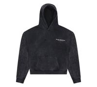 Blank Essentials Men's Acid Wash Screen Print Hoody in Black | Size: Large Blank Essentials Black L