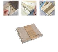 Blank Fabric Sketchbook,Handy Portable Blank Fabric Sketchbook,Art Journaling Fabric Sketchbook,Blank Sketch Book,Sketchbook for Drawing for Linen for Linen Stitchbook for Drawing,Writing (Brown)