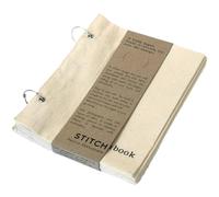 Blank Fabric Sketchbook,Handy Portable Blank Fabric Sketchbook,Sketchbooks,Stitch Book,Sketchbook for Drawing,Art Journaling Fabric Sketchbook,Blank Sketch Book,for Drawing,Writing (Off White)
