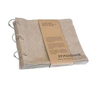 Blank Fabric Sketchbook,Handy Portable Blank Fabric Sketchbook,Sketchbooks,Stitch Book,Sketchbook for Drawing,Art Journaling Fabric Sketchbook,Blank Sketch Book,for Drawing,Writing (Brown)