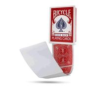 Blank Face Bicycle Cards - Red Rider Back - USPCC Gaff Deck - Magic Tricks & Custom Routines - Poker Size