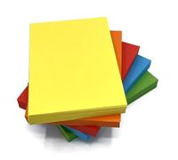 Blank Flash Cards, A6 105 x 148 mm Assorted Intense Colours, Perfect Study Tool Index Revision Learning a Pack of 250 Sheets 160gsm