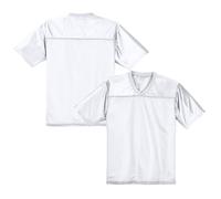 Blank Football Jerseys for Men, Plain Practice Sports Uniform Tops Youth Athletic Shirt Women White Black Red Pink Navy S-4XL, White, S