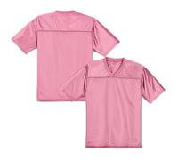 Blank Football Jerseys for Men, Plain Practice Sports Uniform Tops Youth Athletic Shirt Women White Black Red Pink Navy S-4XL, Pink, M