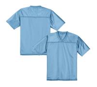 Blank Football Jerseys for Men, Plain Practice Sports Uniform Tops Youth Athletic Shirt Women White Black Red Pink Navy S-4XL, Light Blue, S