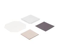 Blank Fridge Magnets, 100 Pcs DIY Decorative Magnets for Sublimation, Cardboard Magnets for Advertising, Whiteboard Use, 80x80mm Size