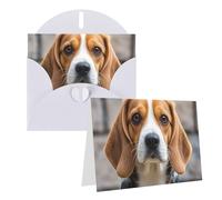 Blank Greetings Card 4'' X 6'' With Envelopes, Cute Pug Thank You Cards Note Cards White All Occasion Cards For Christmas Holidays Birthday Graduation Anniversaries