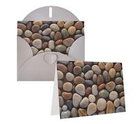 Blank Greetings Card 4'' X 6'' With Envelopes, Petoskey Stone Thank You Cards Note Cards Gray All Occasion Cards For Christmas Holidays Birthday Graduation Anniversaries