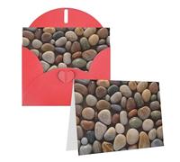 Blank Greetings Card 4'' X 6'' With Envelopes, Petoskey Stone Thank You Cards Note Cards Red All Occasion Cards For Christmas Holidays Birthday Graduation Anniversaries