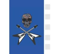 Blank Guitar Chord Diagram Notebook: Blank Chord Box Book For Guitarists - 6 String Guitar Chord Chart Paper with Diagrams - Music Paper Notebook - Funny Skull - Gift for Halloween for Kids