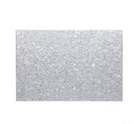 Blank Guitar Pickguard Sheet 44x29cm 3 Ply DIY(White Pearl) | Fits ST style, protective film included, easy to , smooth finish, black color option