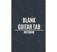 Blank Guitar Tab Notebook | Guitar Tablature Manuscript Paper 6x9 | Songwriting & Practice Journal with Photo Space | 120 Pages