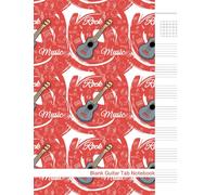 Blank Guitar Tab Notebook: Tablature Sheet Music | Seven 6-Line Staves per Page | 120 Pages | 8.5x11 In