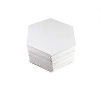 Blank Hexagon Playing Cards (Matte Finish) 8.3 cm 9.5 cm, 120 Blank Cards, Flash Cards, Board Game Cards, Study Guide & Note Cards, DIY Projects
