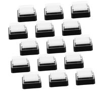 Blank Ink Pad 20pcs Black Sponge Plastic for Crafts and DIY
