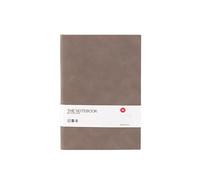 Blank Journal Notebook, A6 Notebook, Hardcover Leather Sketch Book for Writing Drawing Journaling, Thick Paper Unlined Notebook for Work School Office (A6-Brown)