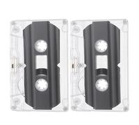 Blank Media Cassette Plastic 2pcs 45 Tape Recording Minute for DIY