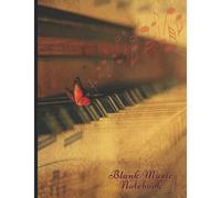 Blank Music Notebook: Sheet music book 8 Staves per Page I 8.5" x 11" I with 50 pages of empty staves for music students and composers to note music and melodies