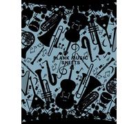 Blank Music Sheets 8.5"x11": Instruments Cover | Music Manuscript | Staff Paper | 12 Staves Per Page 5 lines | Musicians Notebook, Songwriters, ... A4 Paperback Version: Volume 13 (Composers)
