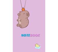 Blank Notebook: Cute Capybara Notebook | 100 pages | 5*8 inches | For kids, adults, doodles, journals, artists, diaries