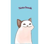 Blank Notebook: Cute Cat Notebook | 100 pages | 5*8 inches | For kids, adults, doodles, journals, artists, diaries