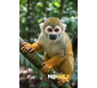 Blank Notebook - Monkey Cover.: Creative Journal for Drawing, Writing and Ideas | Cute Animal Notebook for Kids and Adults.